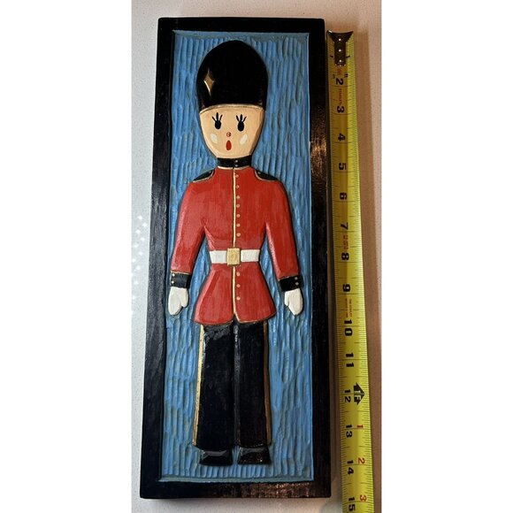 Unknown Other - Wooden Toy Soldier Christmas Festive Holiday Decor Picture Nutcracker Ballet Art